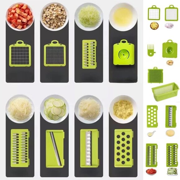 16-In-1 Vegetable Chopper, Professional Onion Chopper, Multi-Functional Food Cho - Picture 6 of 9